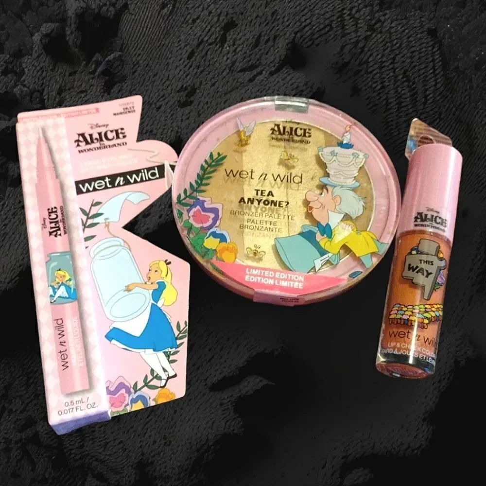 Wet n‎ Wild x Disney Alice In Wonderland 3 Piece Make Up Lot